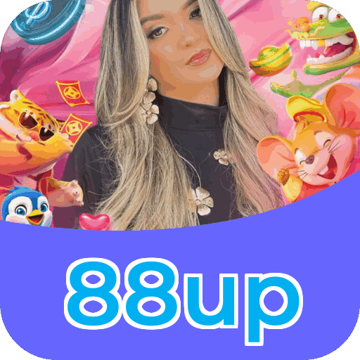 Interface do aplicativo 88up mostrando jogos disponíveis no iOS e Android